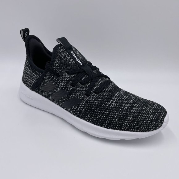 Adidas Cloudfoam Pure Black / White Womens Shoes - Picture 7 of 8